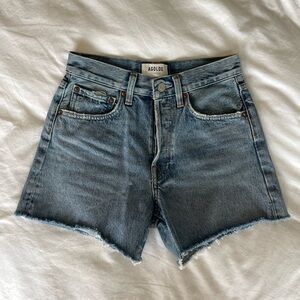 Agolde Parker Long size 23 denim shorts